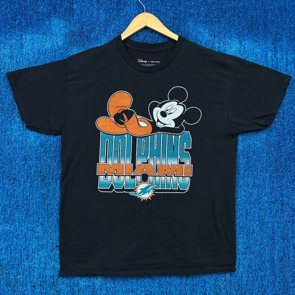 Disney X NFL AFC Miami Dolphins Graphic T-Shirt Size Medium - Picture 1 of 4